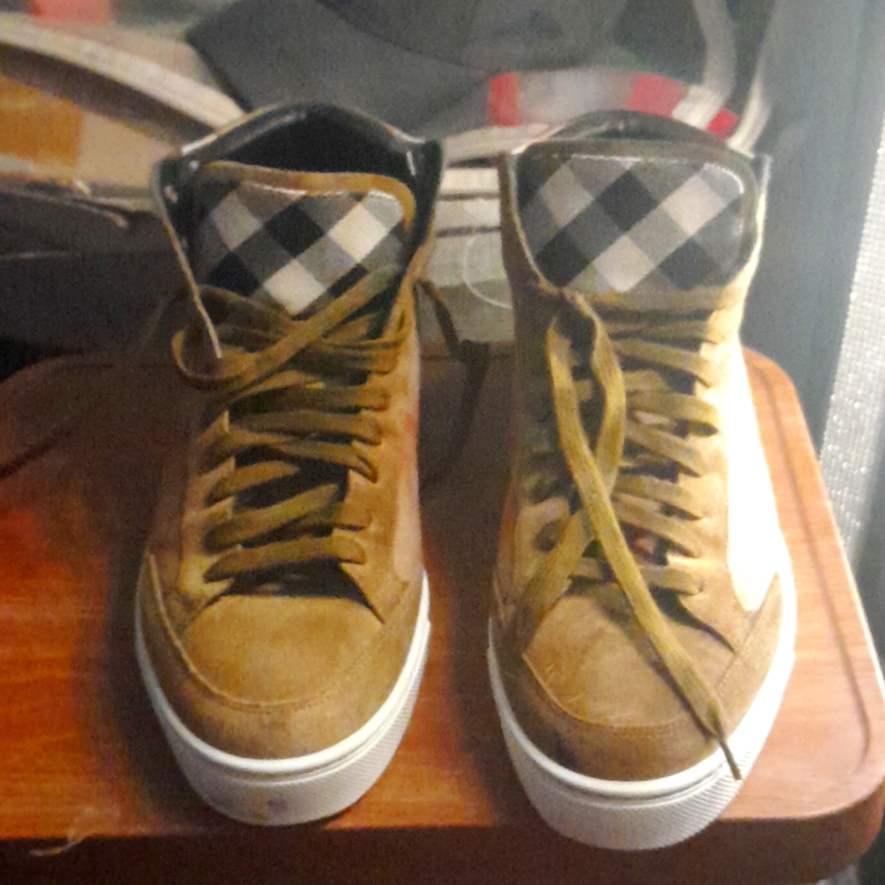 High Top Burberry sneakers